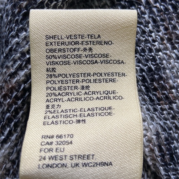 Anthropologie Space Dye Boat Neck Boxy Long Sleeved Sweater Size Small - Picture 8 of 8